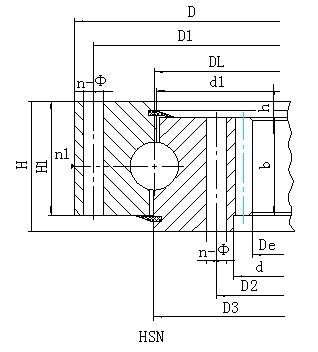 HS系列內齒型回轉支承